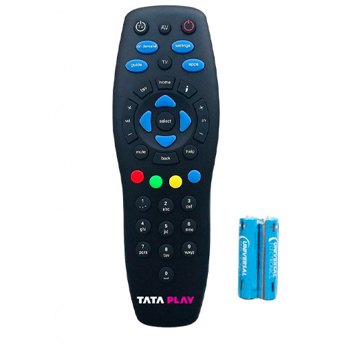 Tata Play Tata Play Universal Replacement Remote (Batteries Included)